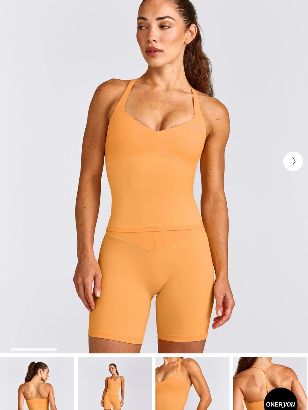 Oner Active Women's Orange Seamless Tank